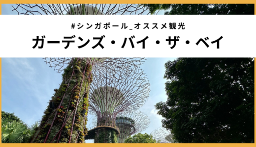 【シンガポール観光】ガーデンズ・バイ・ザ・ベイは絶対行くべし（行き方など）